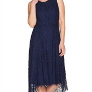 Isaac Mizrahi lace high/low dress